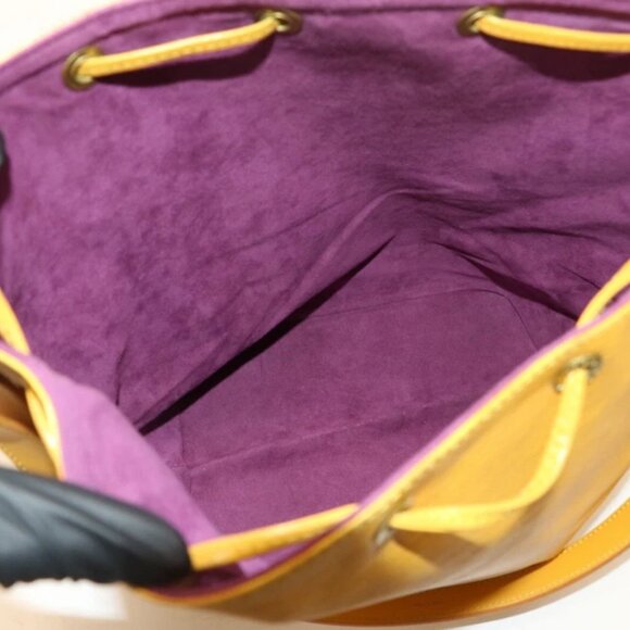 Louis Vuitton M44109 Petit Noe Epi Leather Yellow Bucket Drawstring Bag - Picture 3 of 16